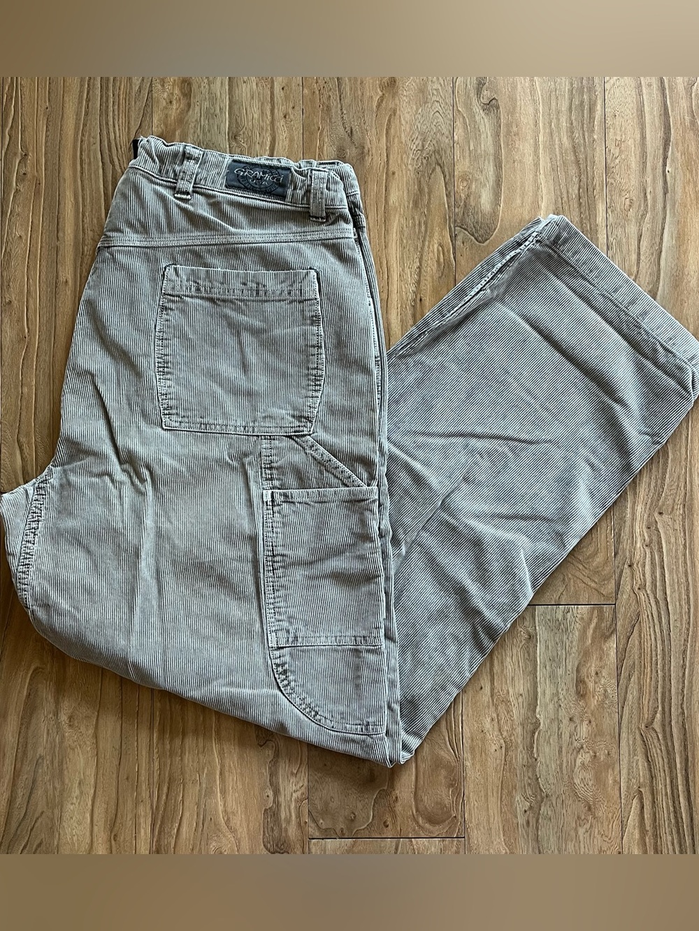 Vintage Y2K Gramicci corduroy carpenter baggy climbing pants